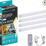 Smart LED cabinet light with motion sensor for kitchen and wardrobe