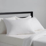 Amazon Basics microfiber pillow for firm and comfortable support