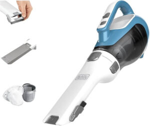 Black and Decker cordless handheld vacuum for home cleaning