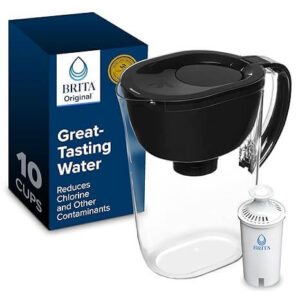 Brita water filter pitcher for clean and fresh drinking water at home