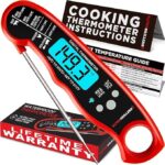 Digital meat thermometer for accurate cooking temperature measurement