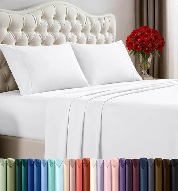 Utopia Bedding microfiber bed sheets set for comfortable sleep