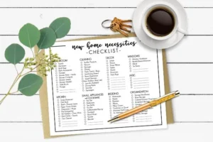 Home Necessities List